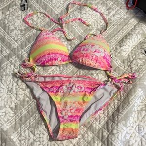 Colorful printed bikini